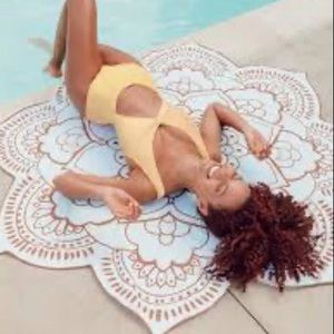 VIX BLUE LOTUS SHAPED TOWEL